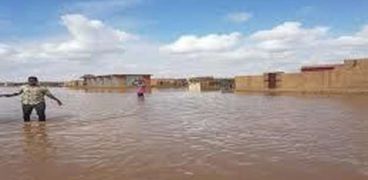 جانب من فيضانات السودان