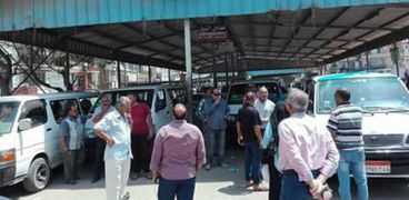 مدينة ميت أبو غالب تشن حملة علي سائقين الأجرة