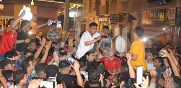 مسيرات للجماهير بشمال سيناء بعد فوز الأهلي