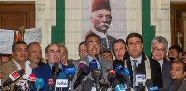 مؤتمر حزب «الوفد» حول رفض ترشح «البدوى» للانتخابات الرئاسية