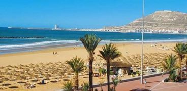 شاطئ في المغرب