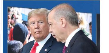 الرئيس التركي رجب طيب اردوغان والرئيس الامريكى ترامب