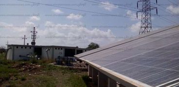محطة طاقة شمسية للرى