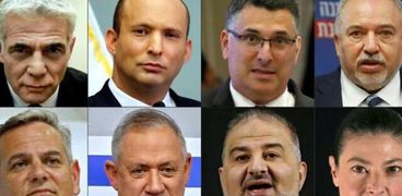 قادة الأحزاب في الائتلاف الحكومي الإسرائيلي