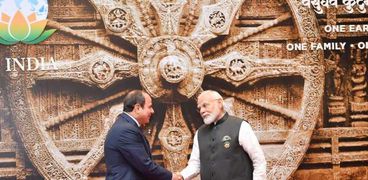 رئيس وزراء الهند يستقبل الرئيس السيسي