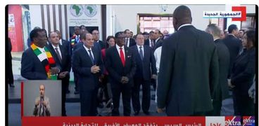 الرئيس السيسي يتفقد المعرض الأفريقي للتجارة البينية 