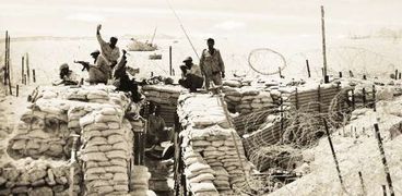 أبطال أكتوبر أثناء الحرب على الجبهة «صورة أرشيفية»