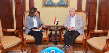 السفيرة نبيلة مكرم عبدالشهيد وزيرة الدولة الهجرة