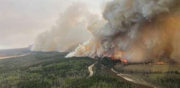 حريق غابات كندا