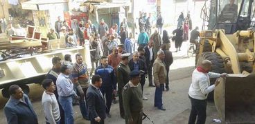 مدير أمن بني سويف ورئيس مدينة ناصر يقودان حملة لإزالة 571 حالة إشغال