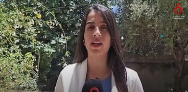 دانا أبو شمسية مراسلة القاهرة الإخبارية من القدس المحتلة