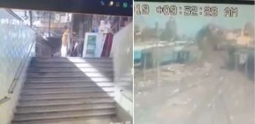 كاميرات المراقبة بمحطة مصر