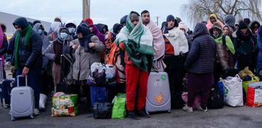 لاجئين فارين من اوكرانيا