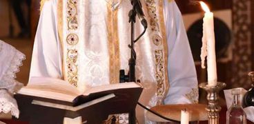 البابا يصلي قداس ذكرى مقتل الأنبا إبيفانيوس