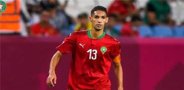 الدولي المغربي بدر بانون لاعب النادي الأهلي