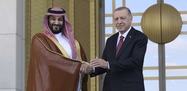 ولي العهد السعودي محمد بن سلمان والرئيس التركي رجب طيب أردوغان