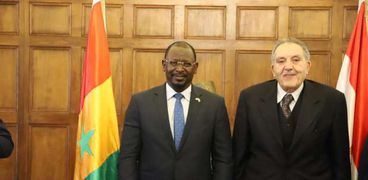 رئيس الغرفة التجارية بالإسكندرية برفقة سفير السنغال
