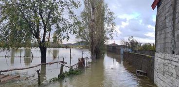 آثار الفيضانات في ألبانيا