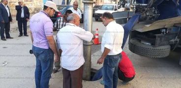 مياه الشرب" تكثيف العمل لتطهير شبكات صرف 11 شارع بالإسماعيلية.