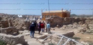 في اليوم العالمي التراث.. آثار الإسكندرية تستعرض تطورات منطقة أثر أبو مينا بالكينج ماريوط
