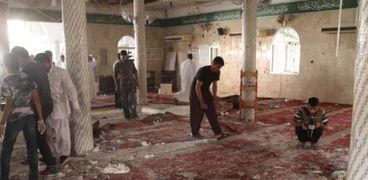 تفجير مسجد بالعريش اليوم