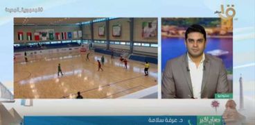 عرفة سلامة رئيس بعثة منتخب مصر للجامعات في البطولة العربية لكرة الصالات