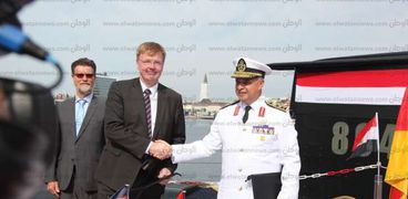 البحرية المصرية تتسلم الغواصة الثالثة  -ارشيفية-