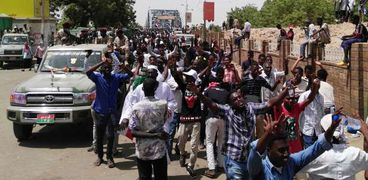 جانب من مظاهرات السودان