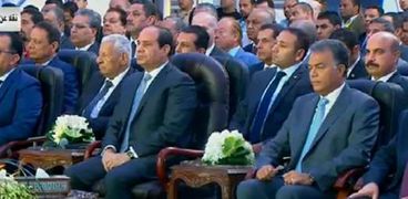 الرئيس السيسي خلال افتتاح مشروعات محاور النيل