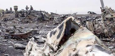 الطائرة الماليزية التي تحطمت في شرق اوكرانيا