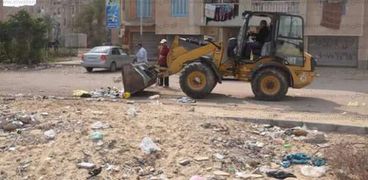 حملات نظافة مكثفة بمدينة المستقبل السكنية بالإسماعيلية.