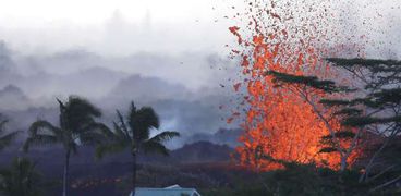 الحمم البركانية في هاواي