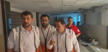 الهلال الأحمر بمستشفى القدس