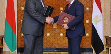 السيسي يؤكد حرص مصر على تعزيز العلاقات الثنائية مع بيلاروسيا