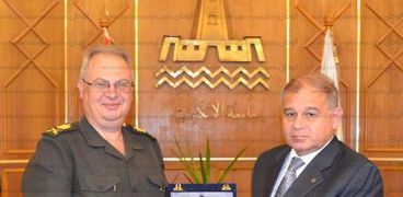 رئيس جامعة الإسكندرية يستقبل رئيس الأكاديمية الطبية العسكرية