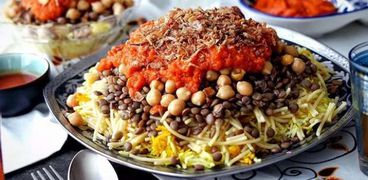 وجبة الكشري المصرية- صورة تعبيرية