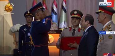 الرئيس السيسي يشهد حفل تخرج الأكاديمية العسكرية المصرية