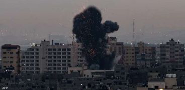 القصف بغزة
