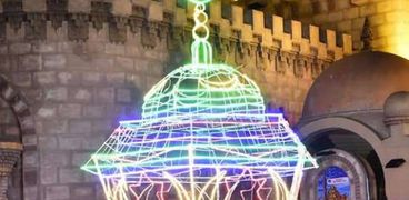 فانوس رمضان يزين مسجد الصحابة بشرم الشيخ