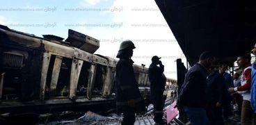 حادث جرار قطار محطة مصر