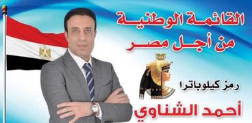 أحمد الشناوى مرشح الشباب بالقائمة الوطنية من أجل مصر