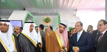 السيسي ووزير الطاقة والصناعةة والثروة المعدنية السعودي