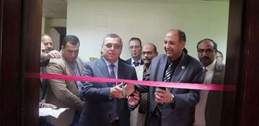 محافظ الفيوم ورئيس "المصرية للمساحة" يفتتحان وحدة بإدارة الأملاك