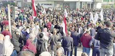 مسيرات حاشدة في شوارع المنصورة للحث على المشاركة الانتخابية