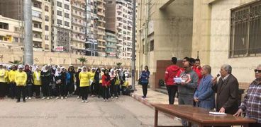 حملة خليك إيجابي بجامعة المنصورة