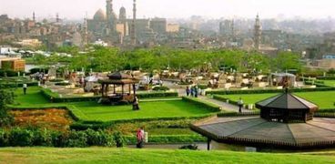 إحدى حدائق القاهرة