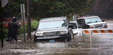 شوارع نيويورك تغرق بسبب الفيضانات
