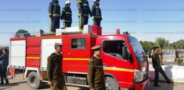 جنازة عسكرية لشهيد الأمن المركزي بأسوان عقب استشهاده في كمين "المساعيد" بسيناء