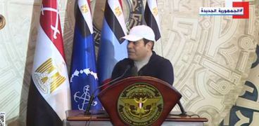 الرئيس عبدالفتاح السيسي في الكلية الحربية