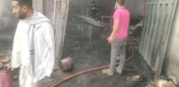 حريق مصنع كبريت بالقناطر الخيرية